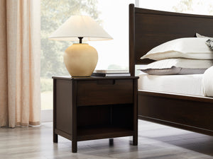 Weston King Bed, Black Walnut