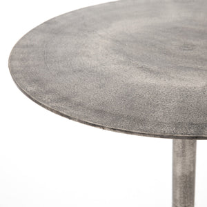 Simone Counter Table In Raw Antique Nickel