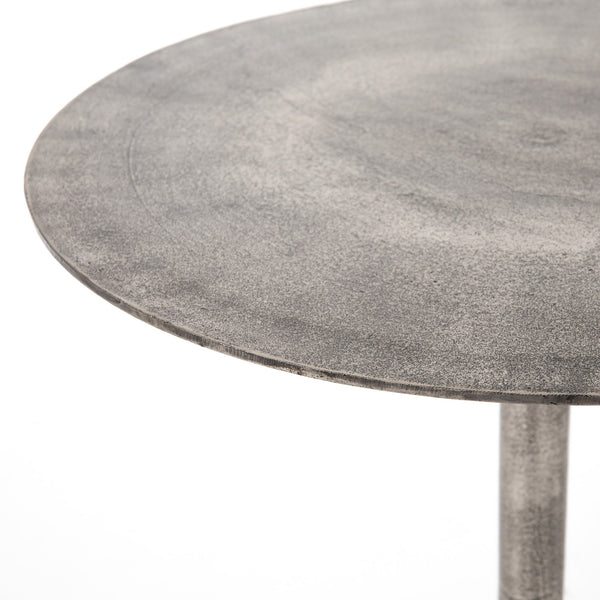 Simone Counter Table In Raw Antique Nickel