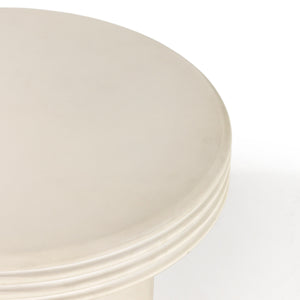 Grecia Outdoor End Table Set In White