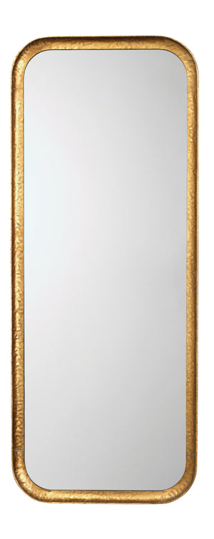 Capital Iron Rectangle Wall Mirror, Gold Leaf