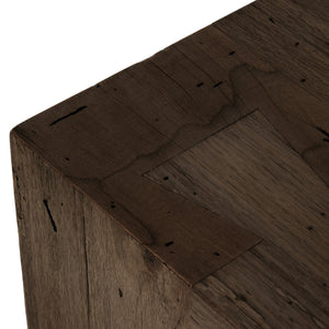 Abaso Large Accent Bench In Ebn Rstic