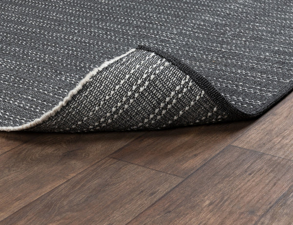 Indoor/Outdoor Yuma Rug - Charcoal 5'x8'