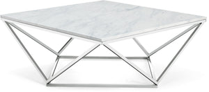 Grady Coffee Table In Chrome