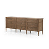Toulouse 9 Drawer Dresser In Toasted Oak
