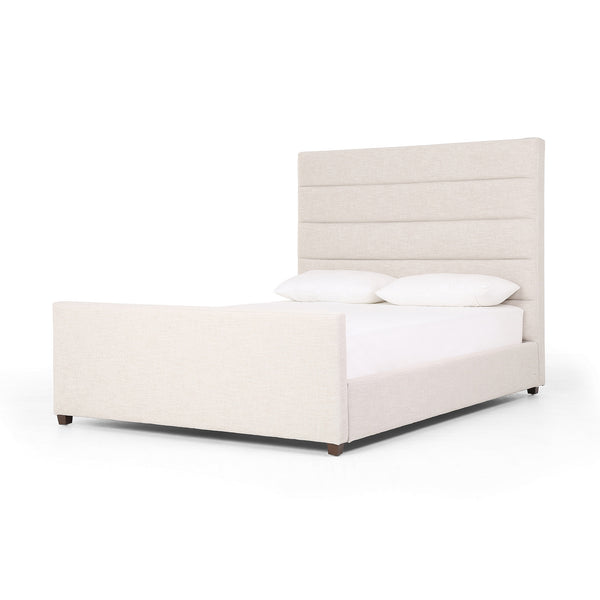 Daphne King Bed-Cambric Ivory