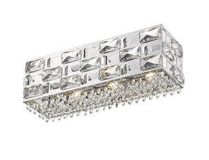 Aludra 3 Light Vanity  in Chrome Finish