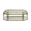 OCTAGONAL CLR GLASS BOX