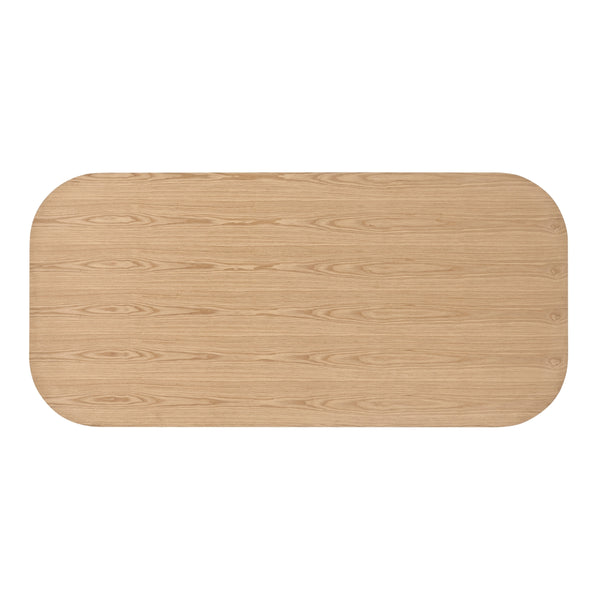 Briston KD 90.5" Dining Table, Natural 