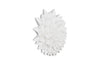 Dahlia Flower Wall Art, Gel Coat White