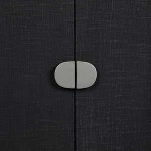 Cressida Bar Cabinet - Black Linen