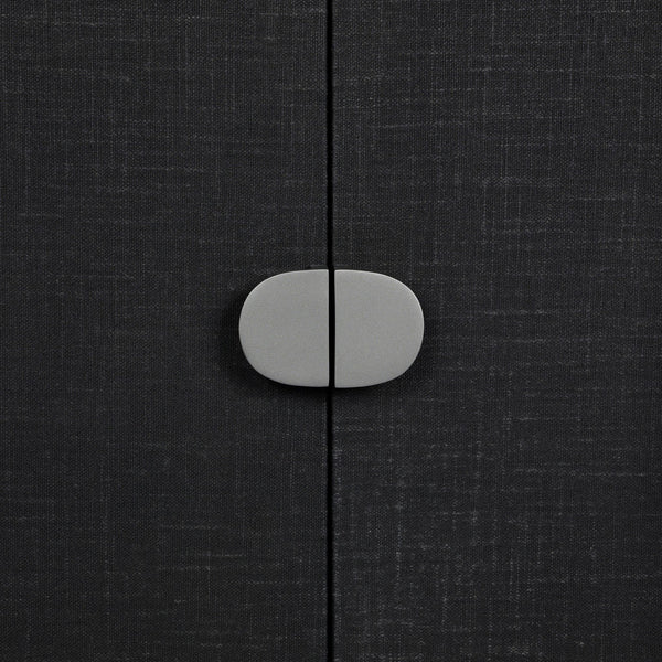 Cressida Bar Cabinet - Black Linen
