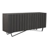 Moe's Brolio Sideboard Charcoal Mango Wood