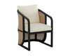 PALERMO DINING CHAIR - CHARCOAL - STINSON CREAM