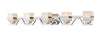 Ascend  5 Light Vanity  in Chrome  Finish
