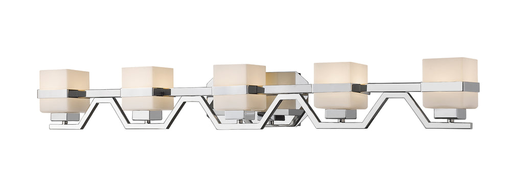 Ascend  5 Light Vanity  in Chrome  Finish
