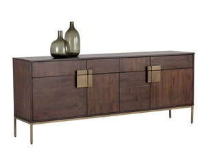 Jade Sideboard - Antique Brass - Dark Mango