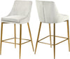 Lynette Stool In Cream Velvet