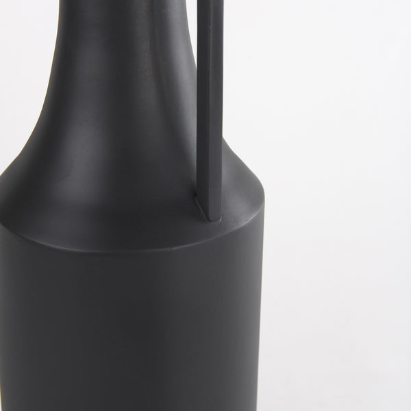 Aubrey Medium 18.0H Black Iron Flower Jug Vase