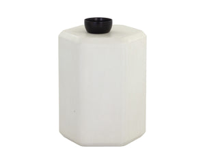 SPEZZA END TABLE - HIGH - WHITE