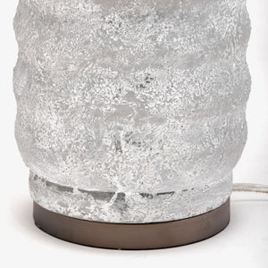 Harlan (30.5"H) Beige-Toned Fabric Shade Gray Concrete Base Table Lamp