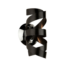 Bel Air AC603BK Wall Light in Metallic Black