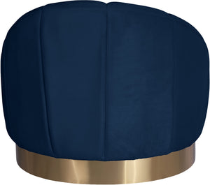 Jesse Chair In Navy Velvet