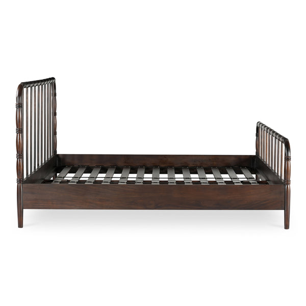 Moe's Vivian King Bed in Dark Brown