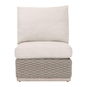 Caspian Outdoor Modular Armless Sofa Chair