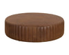 DIVANO OTTOMAN - AGED COGNAC LEATHER