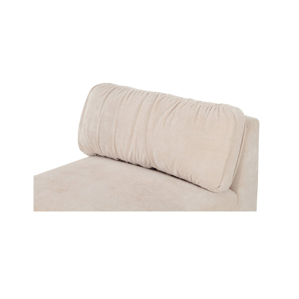 Moe's Matina Slipper Chair in Oatmeal