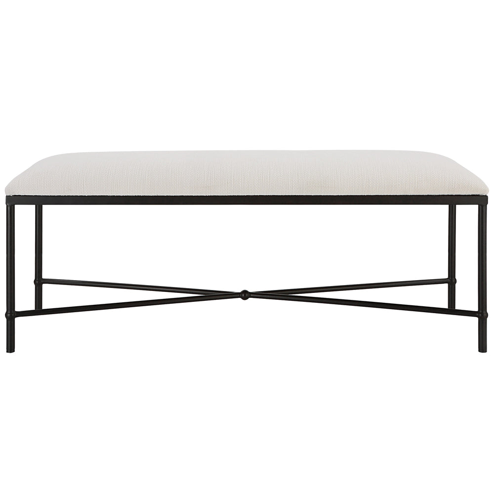 Avenham Black Framed Bench