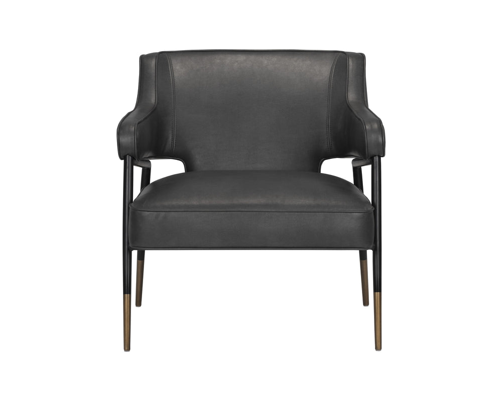 DEROME LOUNGE CHAIR - BRAVO PORTABELLA