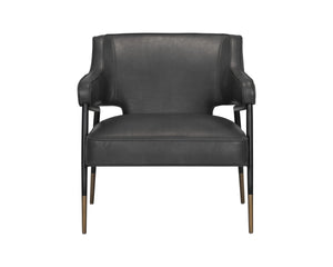 DEROME LOUNGE CHAIR - BRAVO PORTABELLA