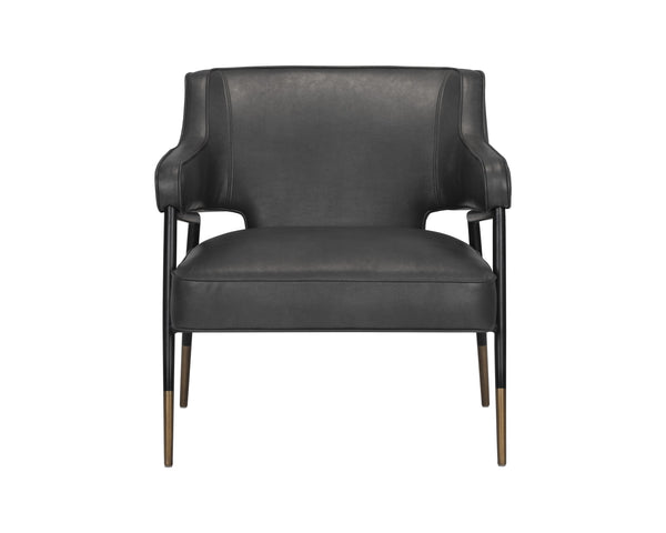 DEROME LOUNGE CHAIR - BRAVO PORTABELLA