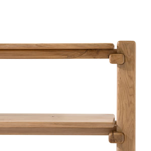 Marcia Low Console Table in French Oak