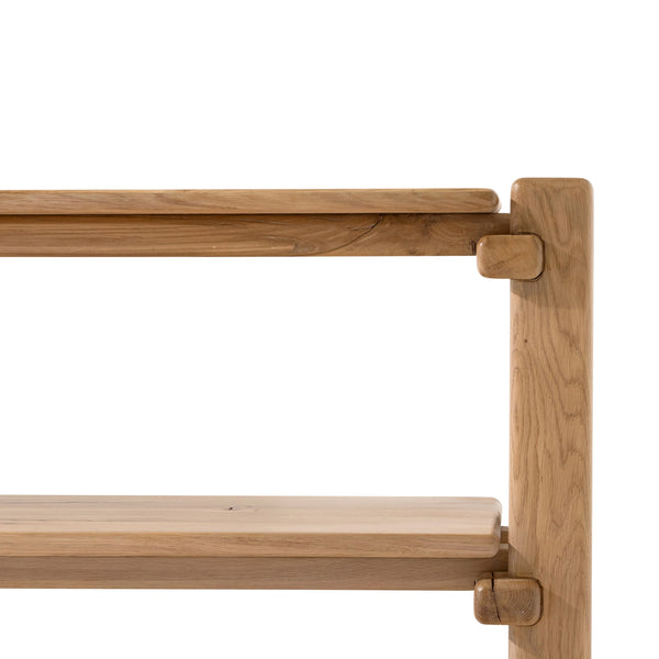 Marcia Low Console Table in French Oak