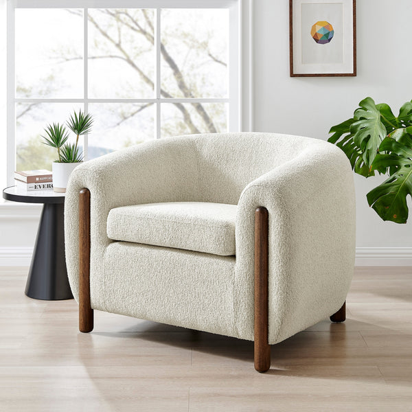 Cordelia Fabric Accent Arm Chair, Palladian Beige