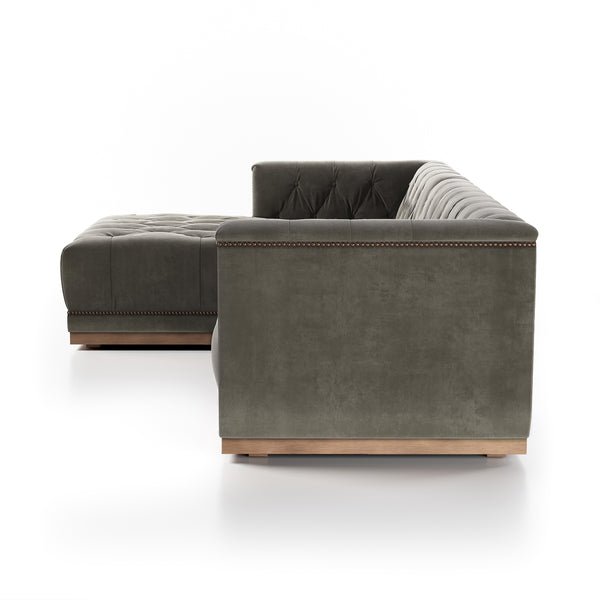 Maxx 2Pc Laf Sectional In 109 In Sapphire Brch