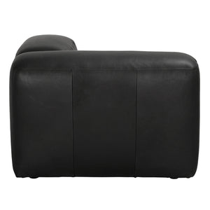 Augustus Modular Sofa, Right Corner, Santosa Matte Black