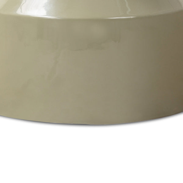 Ara End Table In Moss Lacquered Concrete