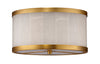 Upsala Alabaster Flush Mount Ceiling Light, Small
