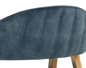 BURGOS DINING ARMCHAIR - NONO PETROL