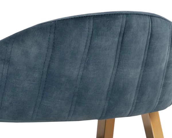 BURGOS DINING ARMCHAIR - NONO PETROL