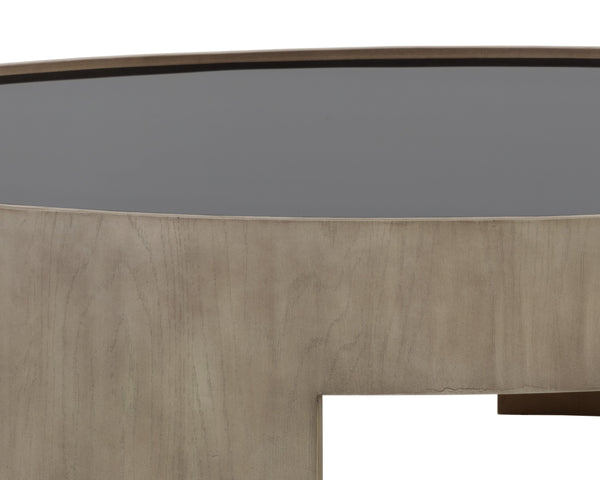 BRUNETTO COFFEE TABLE - LARGE - ASH GREY