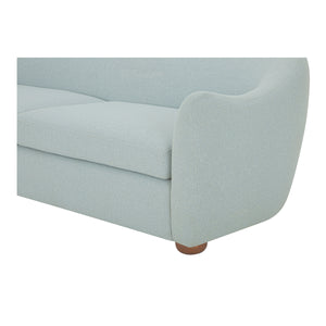 Moe's Bria Sofa with Textured Fabric & Wood Feet