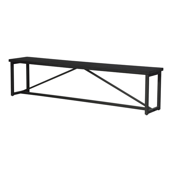 Sierra Bench Black with Reclaimed Pine Top