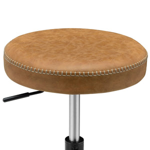 Eaton Gaslift Bar Stool In Vintage Cedar