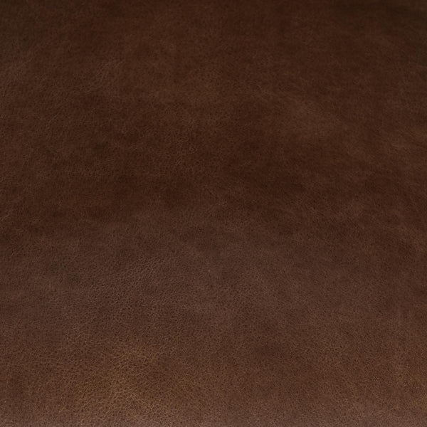 Archie Leather Dining Chair in Bison Brown