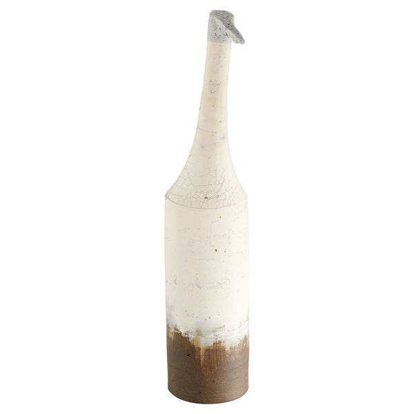 Egret Sculpture | White - Medium